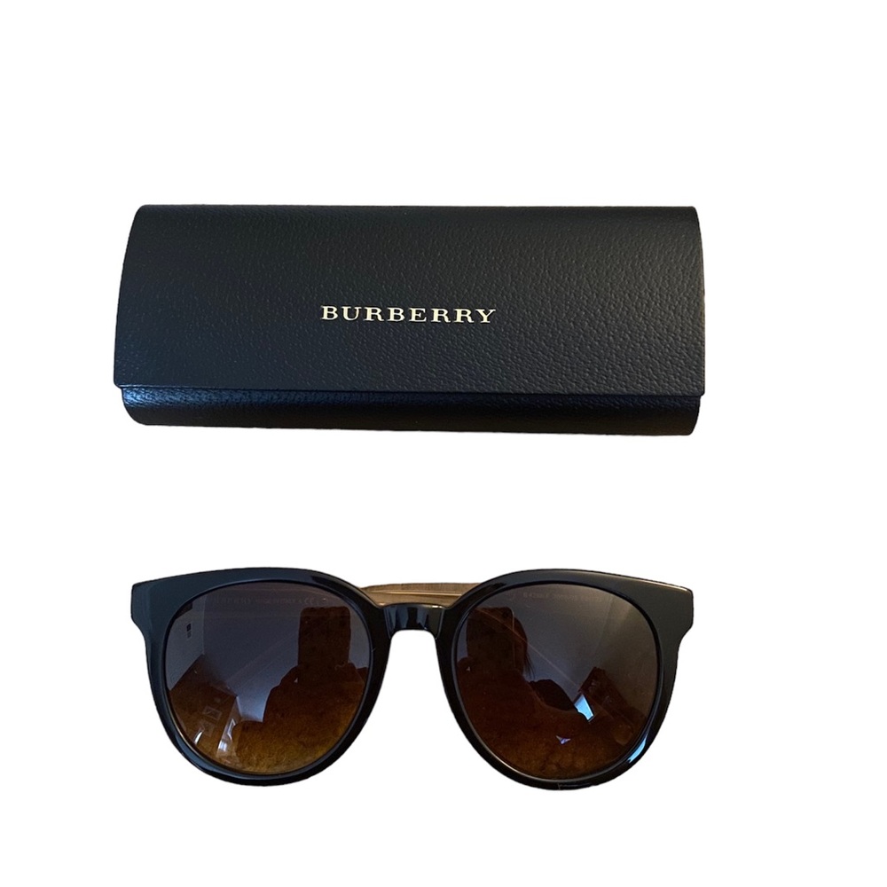 BURBERRY Cat Eye Sunglasses with Prescription Lenses and Case